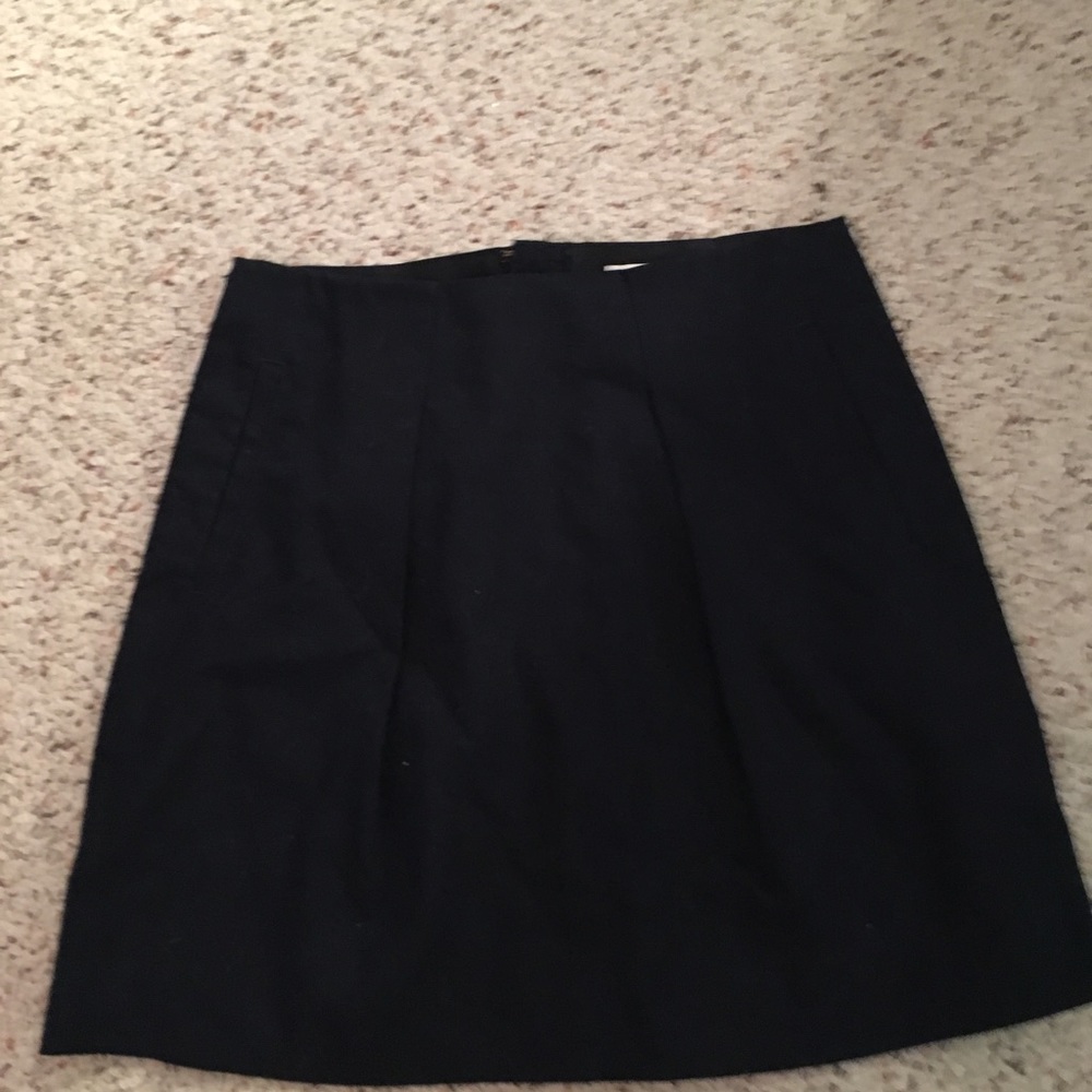 Navy simple J crew skirt
